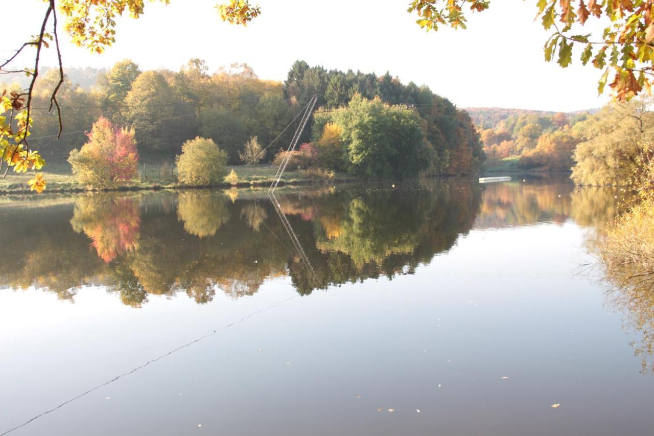 Ferienhaus "Baeren Ecke" Am See Im Bergland Kirchheim  Exteriör bild