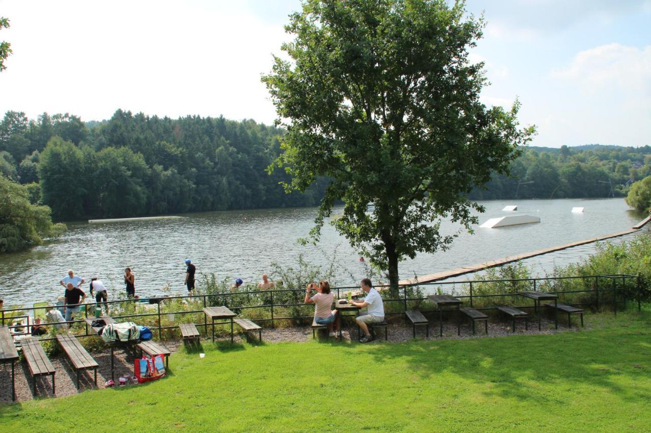 Ferienhaus "Baeren Ecke" Am See Im Bergland Kirchheim  Exteriör bild